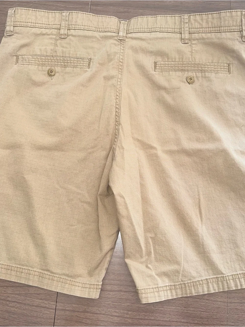 Weather Proof Flex Shorts Mens *40 Khaki Utility Trail Outdoor Hiking Ripstop